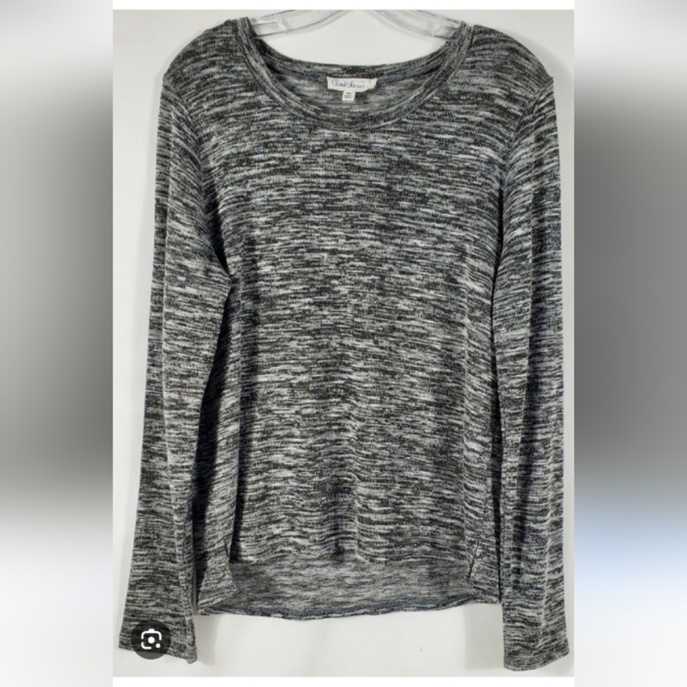 Cloud Chaser Gray Long Sleeve Top